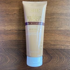 OM She Golden Body Gradual Tan Moisturizing Lotion Light-Medium Sealed NEW